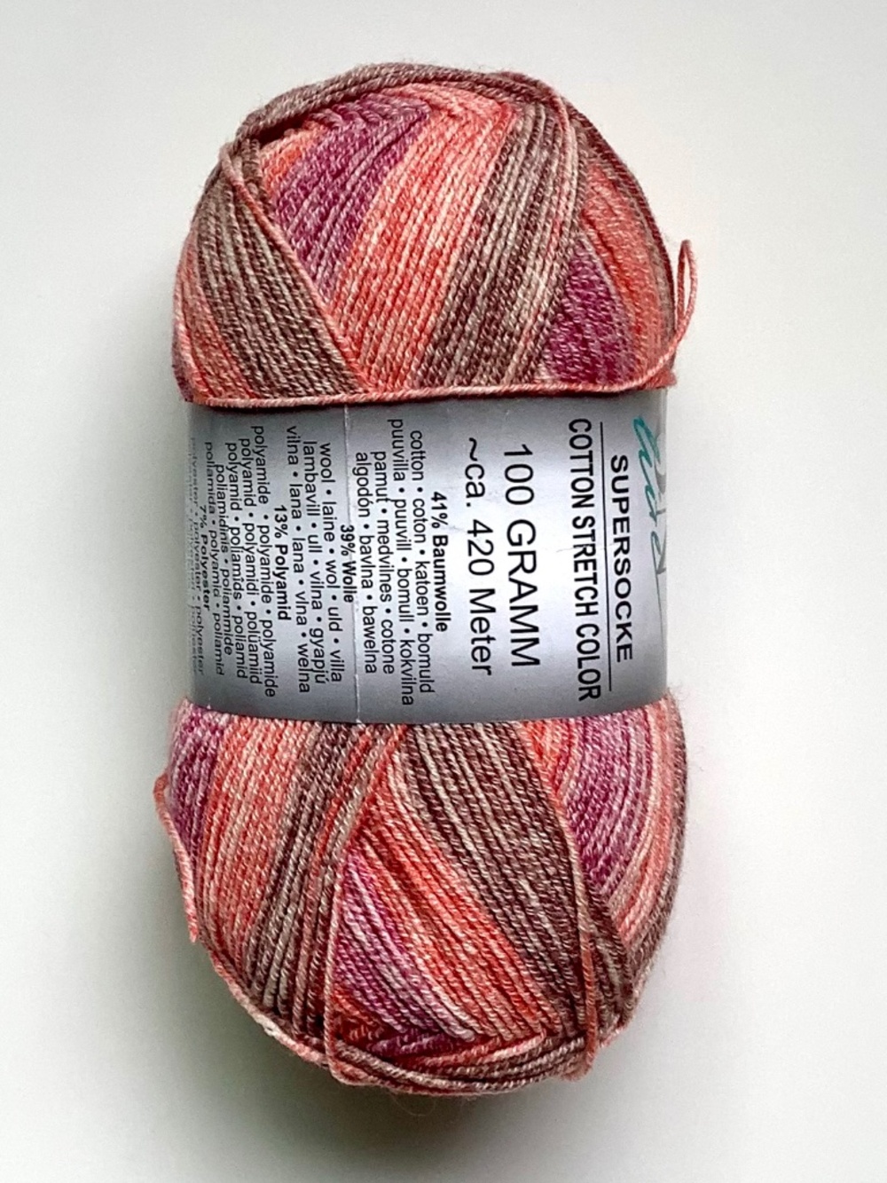 YARN | Supersocke Cotton Stretch Color from ONline
